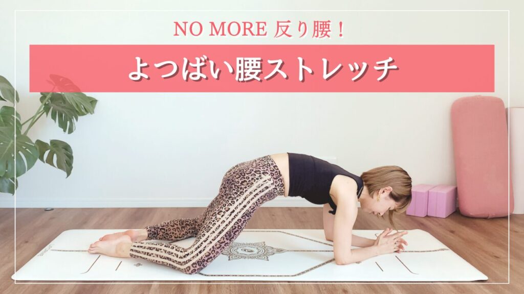 よつばい腰ストレッチ